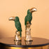 Feathered Grace Home Decoration Showpiece - Set of 2